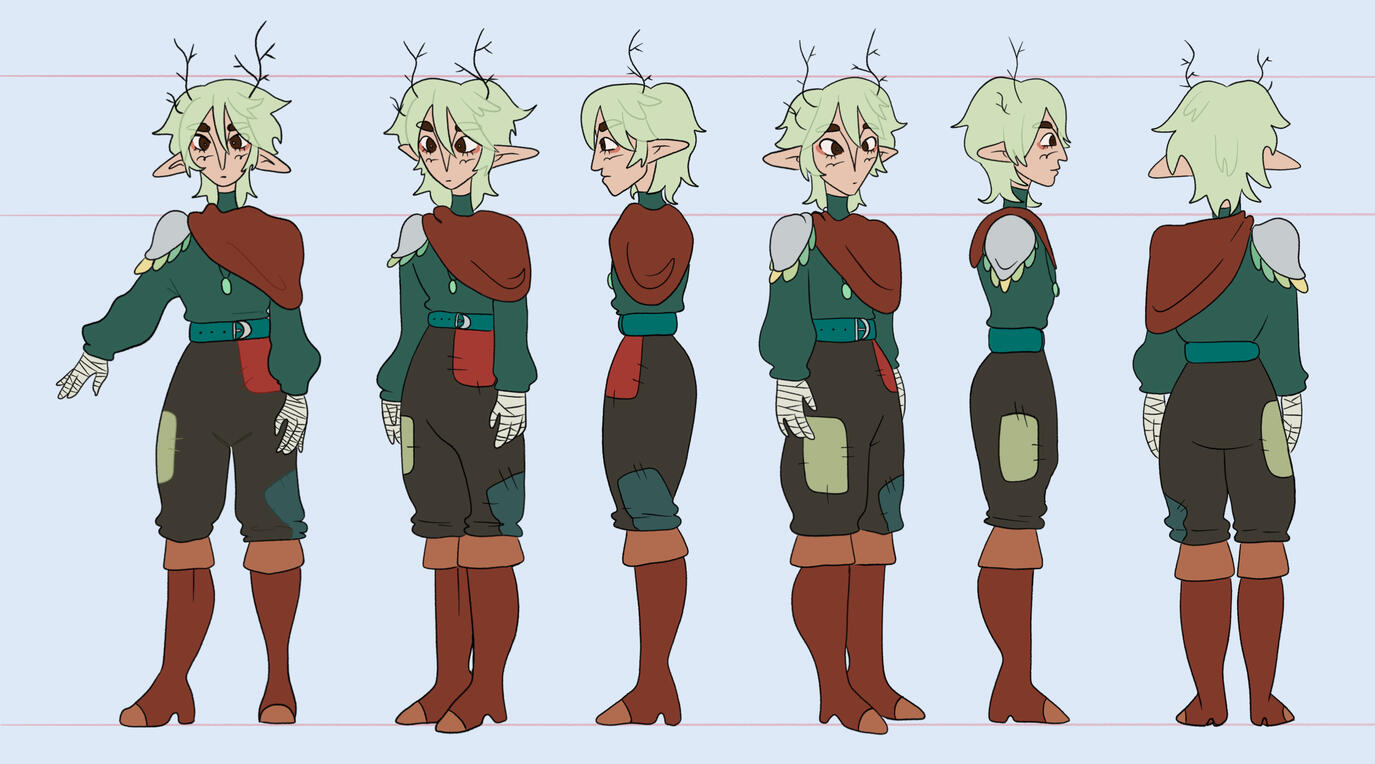 Lorelai Turnaround - Procreate