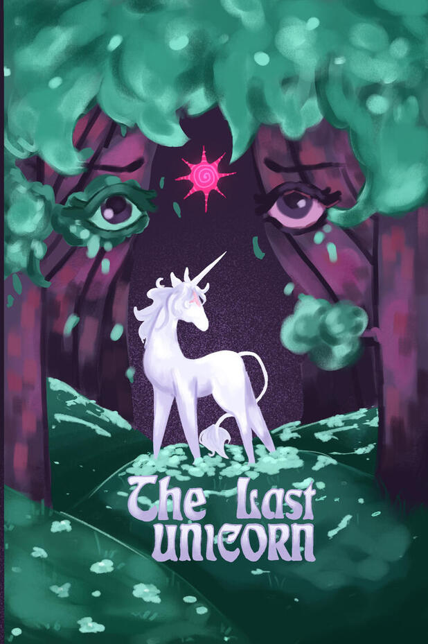 The Last Unicorn - Mockup Cover - Procreate