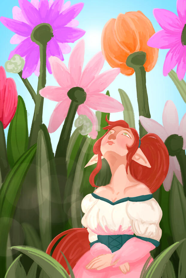 Thumbelina - Mockup Cover - Procreate