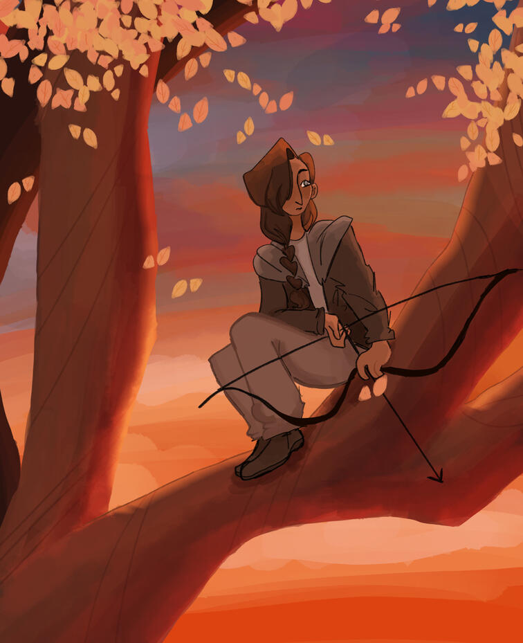 The Hunger Games Illustrated - Mockup Cover - Procreate